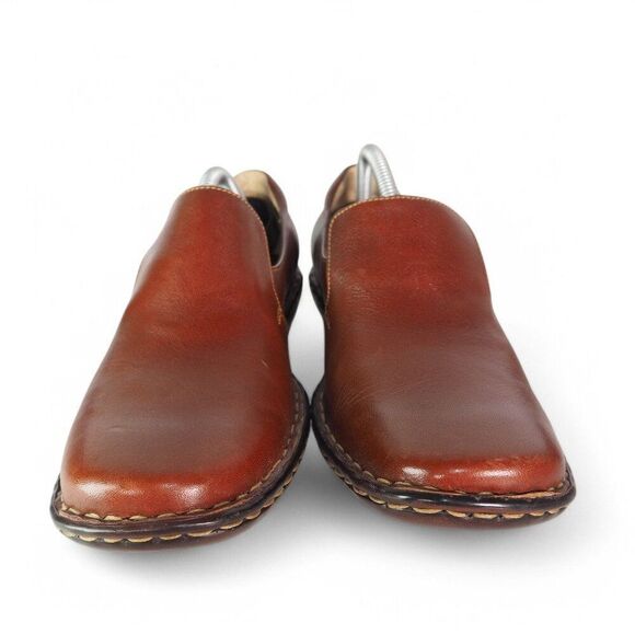 BORN Nevis Casual Leather Slip-on Loafers Brown W6525 Women's 7.5 - Picture 3 of 12